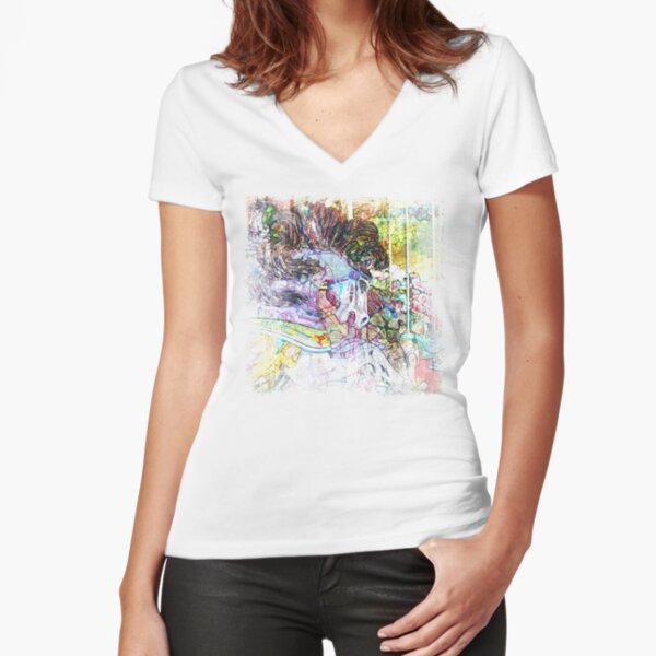 The Atlas Of Dreams - Color Plate 83 Fitted V-Neck T-Shirt