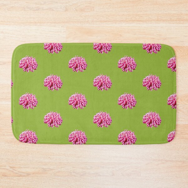 Item preview, The Australian Waratah (Telopea speciosissima) on leaf green designed and sold by ChrissyWild.