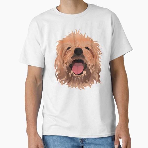 Furry Scruffy Dog Classic T-Shirt