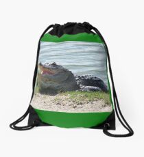 How Doth The Little Crocodile... Drawstring Bag