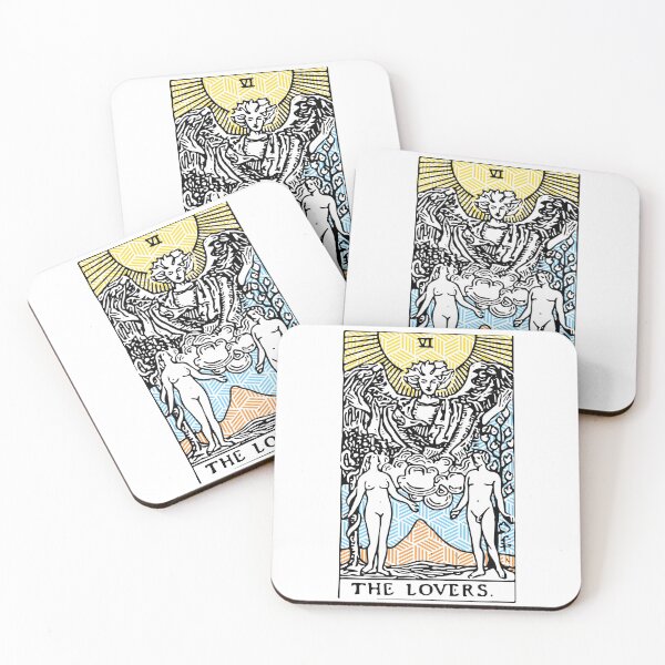 Item preview, The Lovers - A Tarot Print designed and sold by Annalee Beer.
