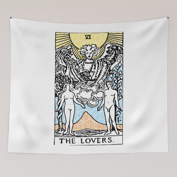 Item preview, The Lovers - A Tarot Print designed and sold by Annalee Beer.