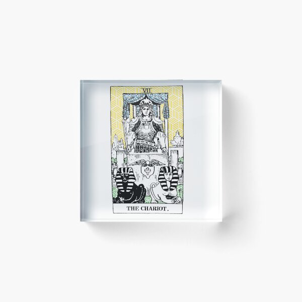 Item preview, The Chariot - A Geometric Tarot Print designed and sold by Annalee Beer.