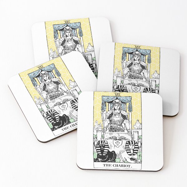 Item preview, The Chariot - A Geometric Tarot Print designed and sold by Annalee Beer.