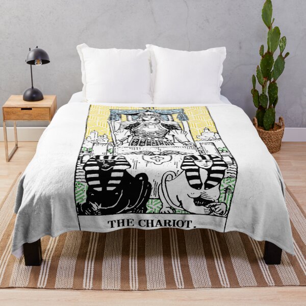 Item preview, The Chariot - A Geometric Tarot Print designed and sold by Annalee Beer.