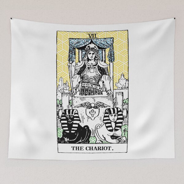 Item preview, The Chariot - A Geometric Tarot Print designed and sold by Annalee Beer.