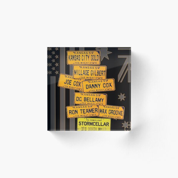 Album Cover - Kansas City Gold Acrylic Block