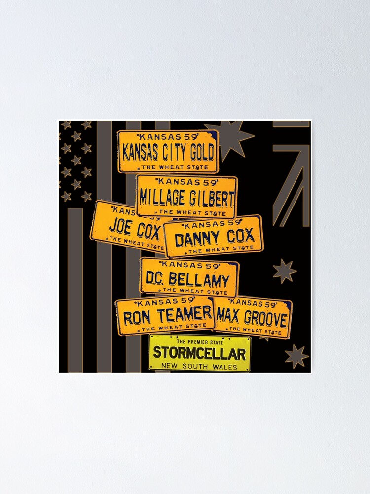 "Album Cover Kansas City Gold" Poster for Sale by stormcellarband
