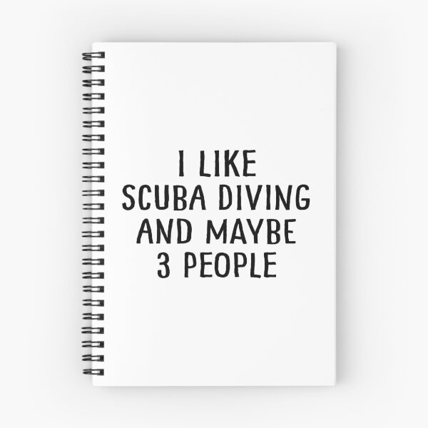 Item preview, I Like Scuba Diving and Maybe 3 People designed and sold by teesaurus.