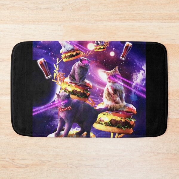 Item preview, Galaxy Laser Cat On Burger - Space Cheeseburger Cats designed and sold by SkylerJHill.