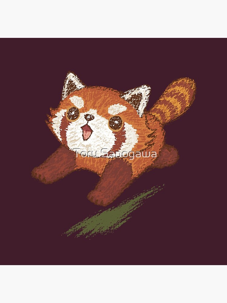 Red panda running by sanogawa