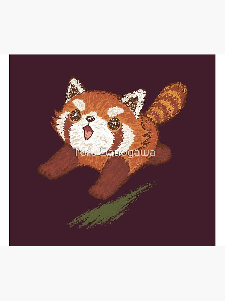 Red panda running by sanogawa
