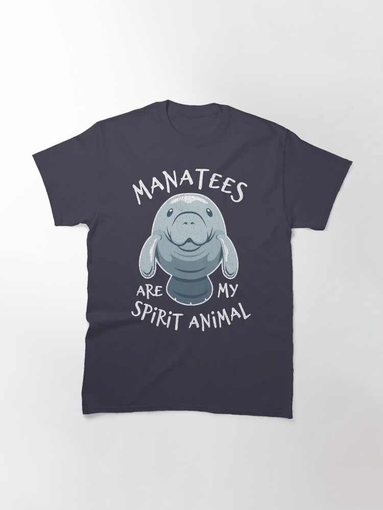 "Manatees Are My Spirit Animal Cute Manatee" Tshirt by Bangtees