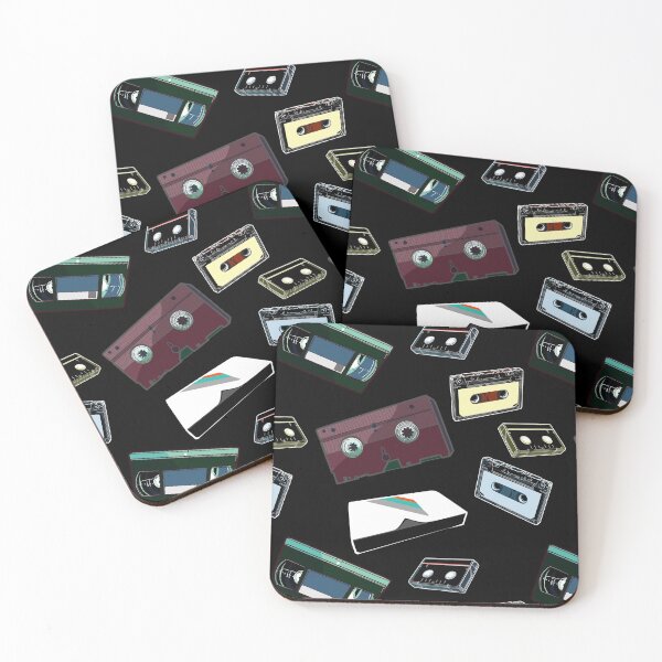 Item preview, VHS and Cassette Tapes: OLD 1980's MEDIA - Black designed and sold by sandpaperdaisy.