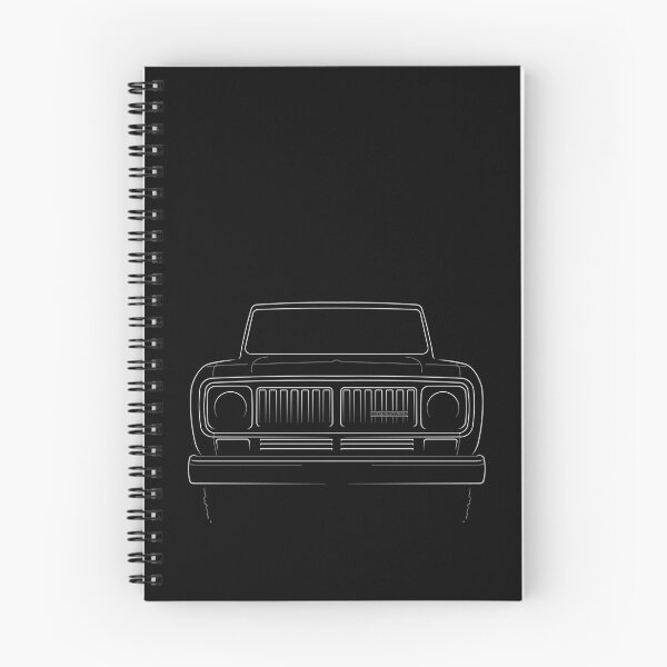 Item preview, International Harvester Scout 2 - front stencil, white designed and sold by mal-photography.