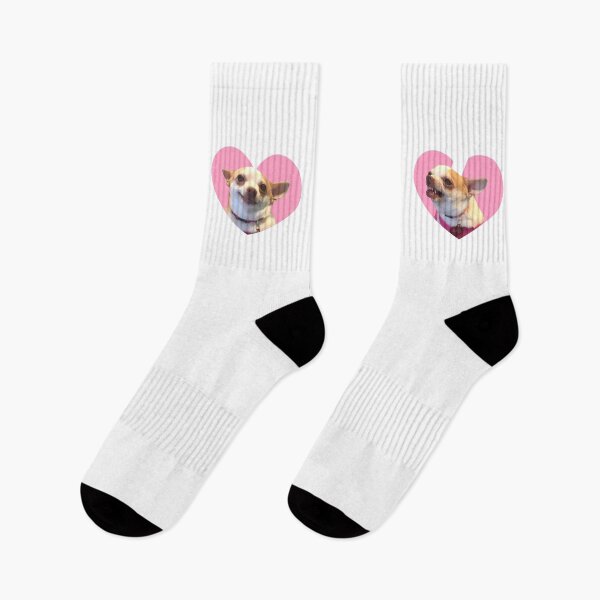 Item preview, Angry Chihuahua / Happy Chihuahua Meme Pink Heart Design designed and sold by Syanis Yarí Vargas González.