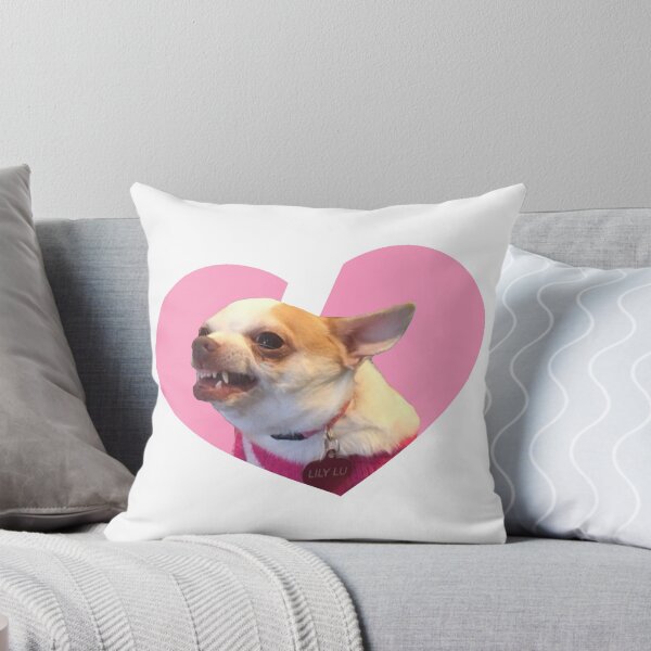 Item preview, Angry Chihuahua / Happy Chihuahua Meme Pink Heart Design designed and sold by Syanis Yarí Vargas González.