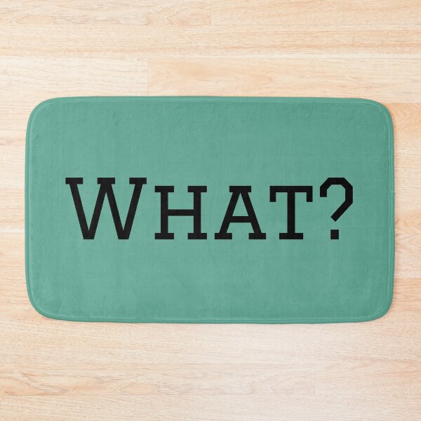 Item preview, What? black text designed and sold by gingerlouls.