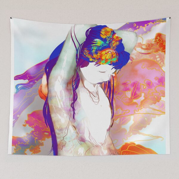 Item preview, UNDINE mermaid naiad with jellyfish designed and sold by sandpaperdaisy.