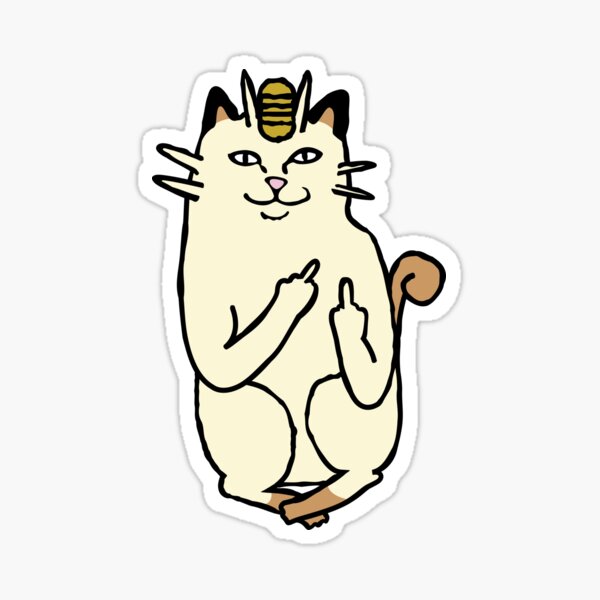 Meowth n'est pas l'avoir Sticker