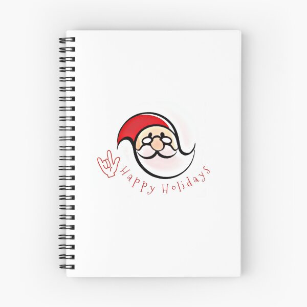 Item preview, ASL Santa: Happy Holidays designed and sold by deafplanetsoul.