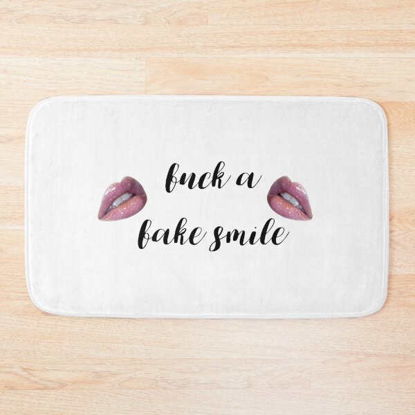 Item preview, FAKE SMILE | f*ck a fake smile designed and sold by vodkaclifford.