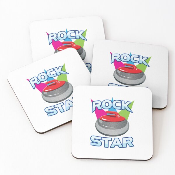 Item preview, 'Rock Star' (White) designed and sold by The Button Gal.