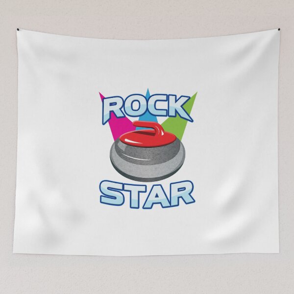Item preview, 'Rock Star' (White) designed and sold by The Button Gal.