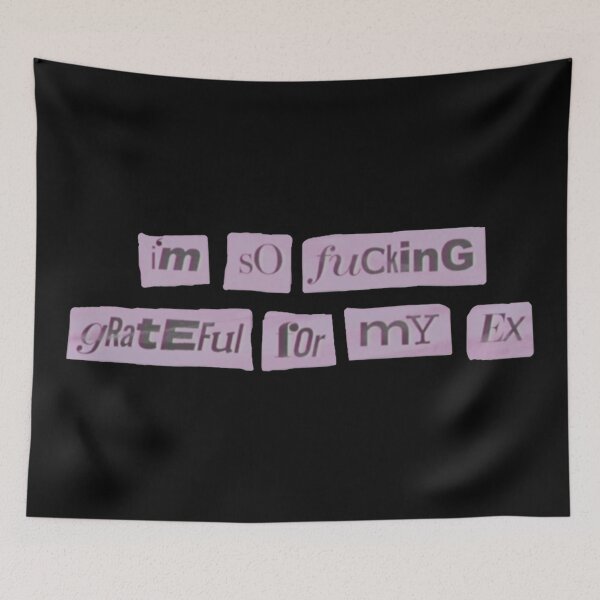 Item preview, THANK U, NEXT | grateful for my ex designed and sold by vodkaclifford.