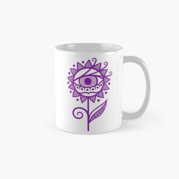 Item preview, Original Cyclops Flower Artwork Illustration (purple) designed and sold by wariana.