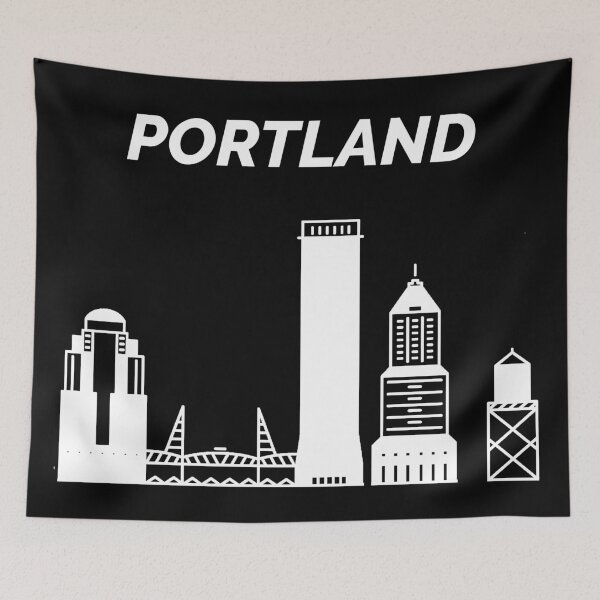 Item preview, Portland Skyline, OR, USA designed and sold by marosharaf.