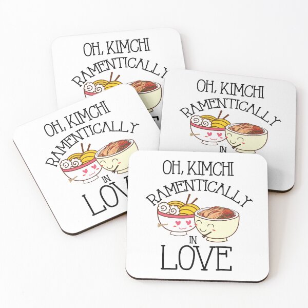 Item preview, Korean Food Lovers Spicy Kimchi And Ramen Pun - Oh, Kimchi Ramentically In Love designed and sold by NomYen ..