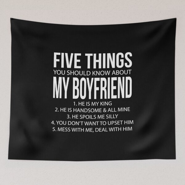 Item preview, Five Things You Should Know About My Boyfriend 1. He product designed and sold by nikkidawn74.