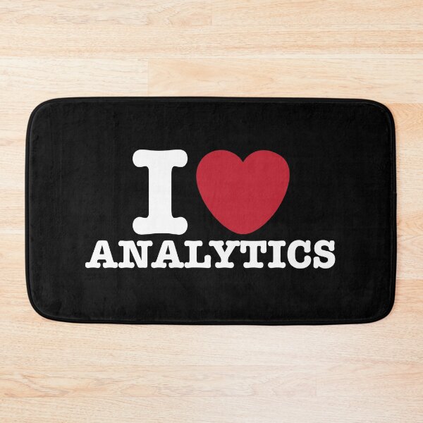 Item preview, I Heart Analytics designed and sold by teesaurus.