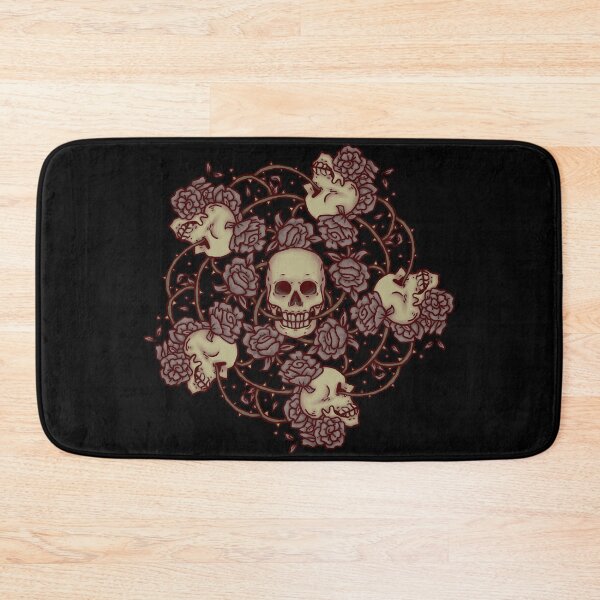 Item preview, Withered Skulls and Roses designed and sold by porcupineslug.