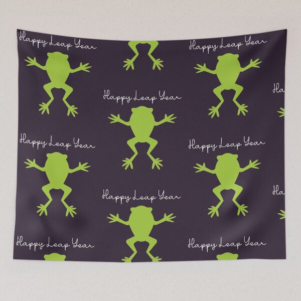 Item preview, Happy Leap Year 2020 2024 Cute Frog Graphic design designed and sold by doodabobs.