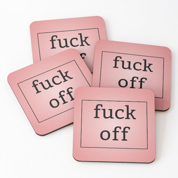 Item preview, fuck off print designed and sold by feather-pop.