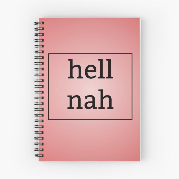 Item preview, Hell nah print designed and sold by feather-pop.