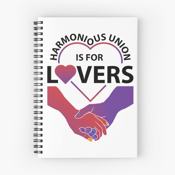 Artikelvorschau, Harmonische Union ist für Liebhaber - Black Lettering entworfen und verkauft von TFUmerchandise.