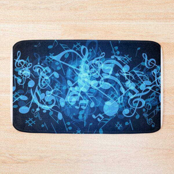Item preview, Blue Glow Music Notes designed and sold by HavenDesign.