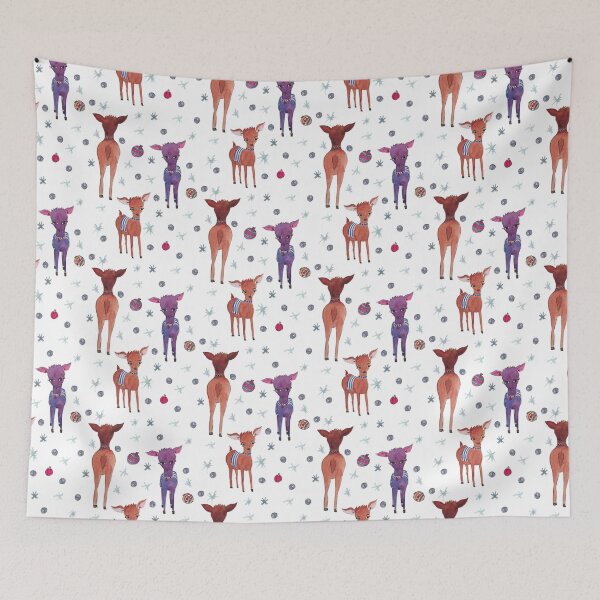Item preview, Reindeer at Christmas designed and sold by Meg M Studio.