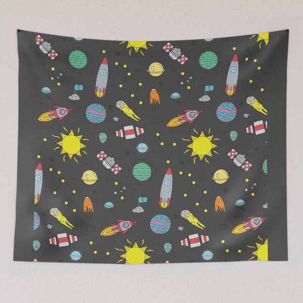 Item preview, Space Adventures Pattern designed and sold by PrinceCo.