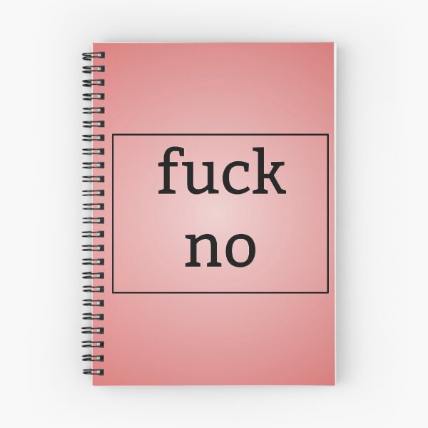 Item preview, fuck no print designed and sold by feather-pop.