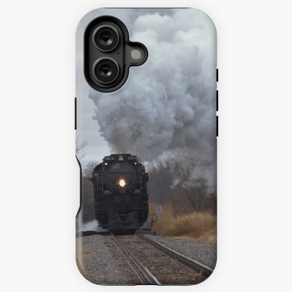 Item preview, Big Boy 4014 with Steam,Smoke and Prairie grass and sky with tree's. designed and sold by ROBERTDBROZEK.