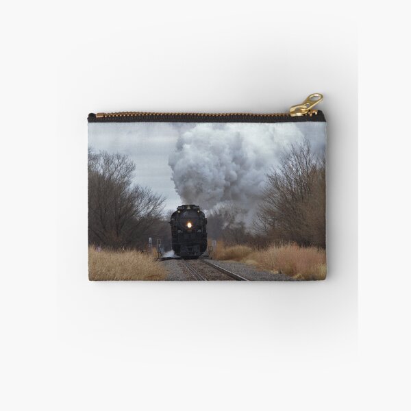 Item preview, Big Boy 4014 with Steam,Smoke and Prairie grass and sky with tree's. designed and sold by ROBERTDBROZEK.