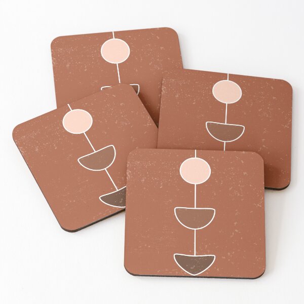 Item preview, Terracotta Abstract 24 - Modern, Contemporary Art - Abstract Organic Shapes - Brown - Pendulum designed and sold by Studio Grafiikka.
