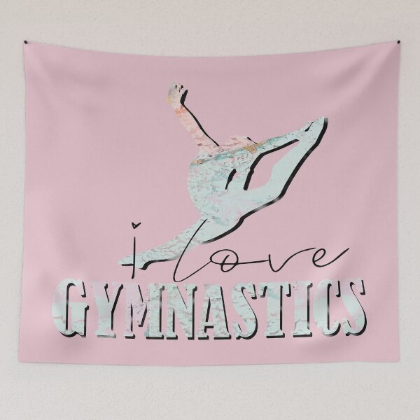 Item preview, I love Gymnastics Marble Leap designed and sold by Flexiblepeople.