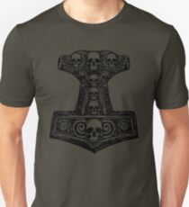 Thors Hammer Black Unisex T-Shirt