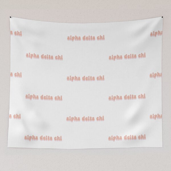 Item preview, alpha delta chi, groovy font designed and sold by smileyfriend.