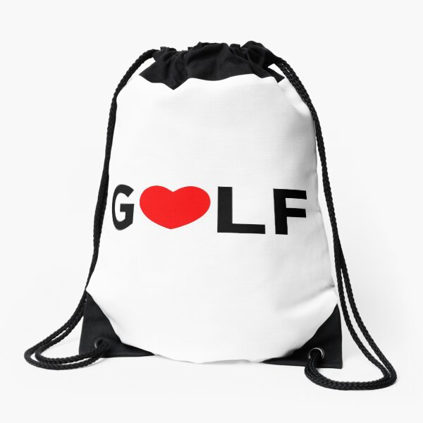 GOLF HEART | GOLFER Drawstring Bag